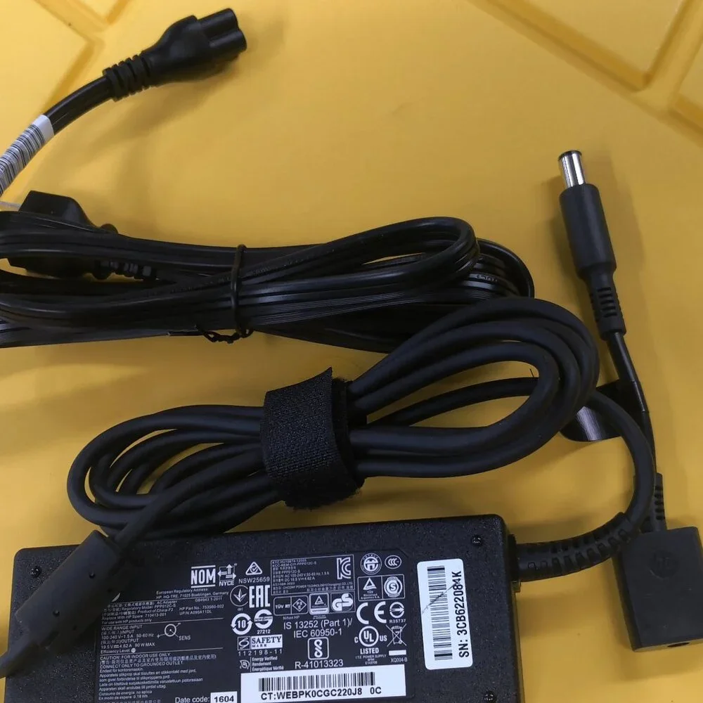 90W HP 19.5V 4.62A AC Power Adapter Charger OEM Genuine. PPP012C-S w tip adaptor